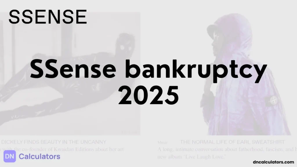 Ssense Bankruptcy 2025 news – Canadian luxury fashion retailer files for creditor protection in U.S. market
